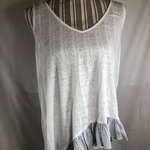 Nordstrom Tops - NWOT Nordstrom Signature White Blue Pinstripe Nordstrom Tops - NWOT Nordstrom Signature White Blue Pinstripe